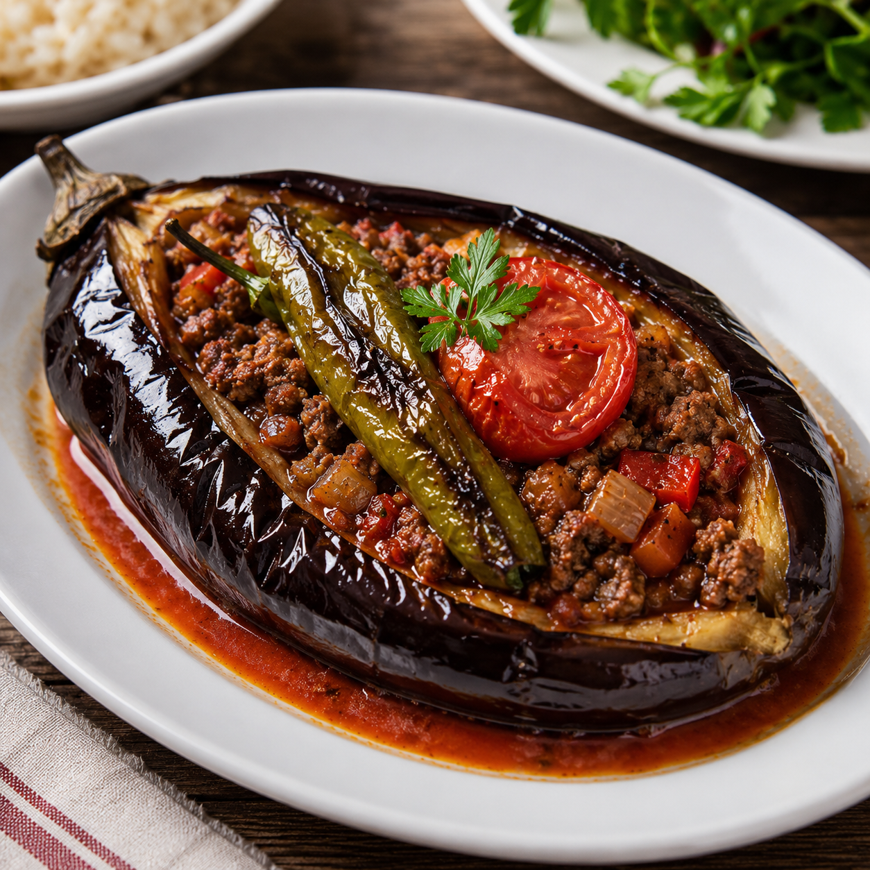 Akali Catering günlük toplu yemek — çorba ve sıcak ana yemek porsiyonu