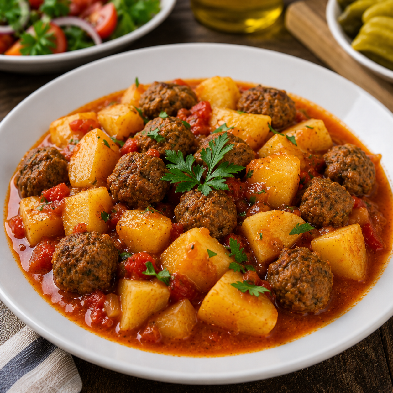Akali Catering fabrika ve ofis toplu yemek hazırlığı — sıcak yemek dağıtımı